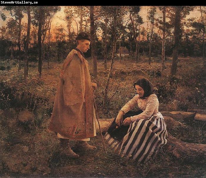 unknow artist Shepherd and Peasant Woman